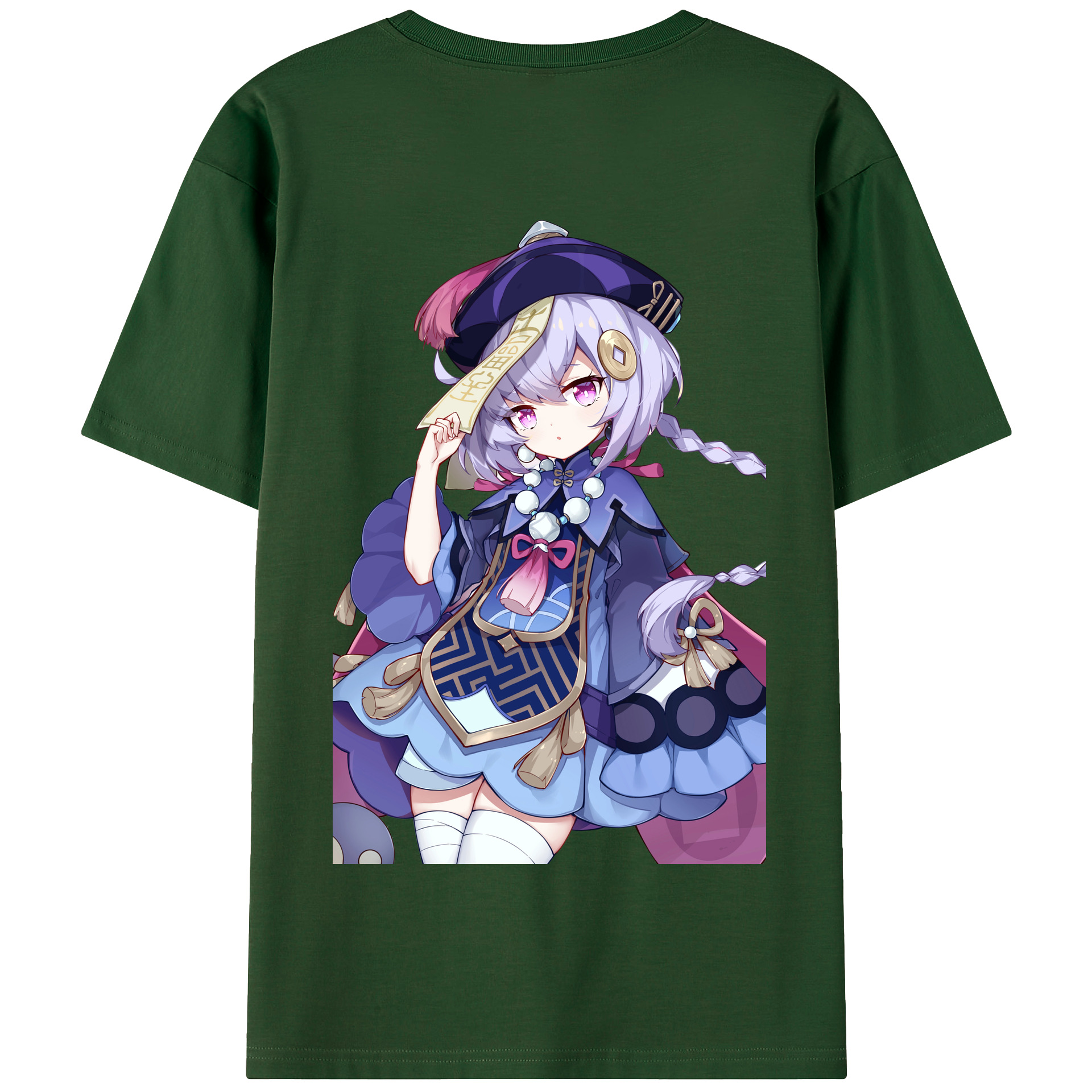 げんし神 七七 なな  genshin Nana 綿100％半袖Tシャツ（背面プリント）